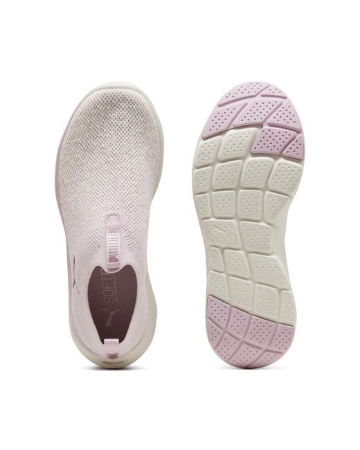PUMA Softride Remi Slip-on Knit Hardloopschoenen in het Pink
