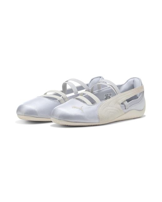 Speedcat Satin Ballet Sneakers Scarpe, Mist/Warm Bianco di PUMA in White