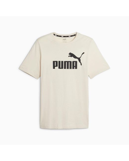 PUMA White Essentials Logo T-shirt for men