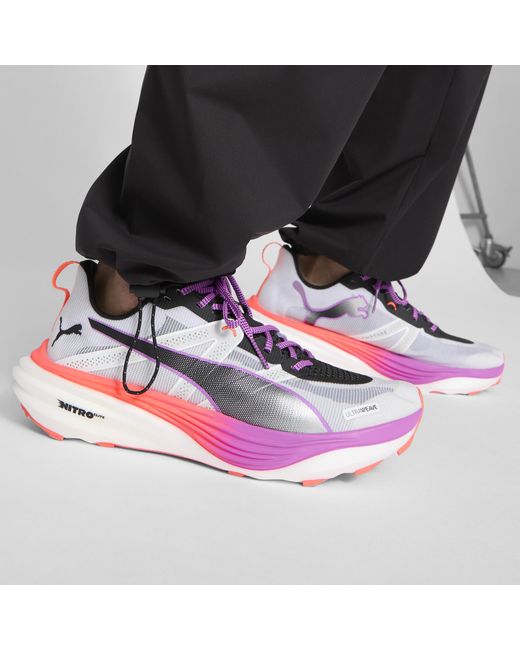 PUMA Purple Deviate Nitroâ Elite Trail Running Shoes for men