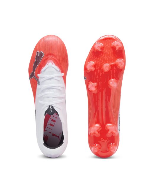 PUMA Red Ultra Nitro 7 Match Fg/Ag Football Boots
