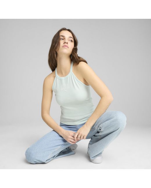 PUMA Blue Class Kurzes Slim Fit Tanktop Damen, Kleidung, Peaceful