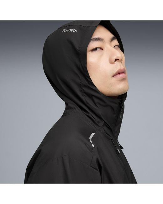 PUMA Black Tech Relaxed Track Jacket for men