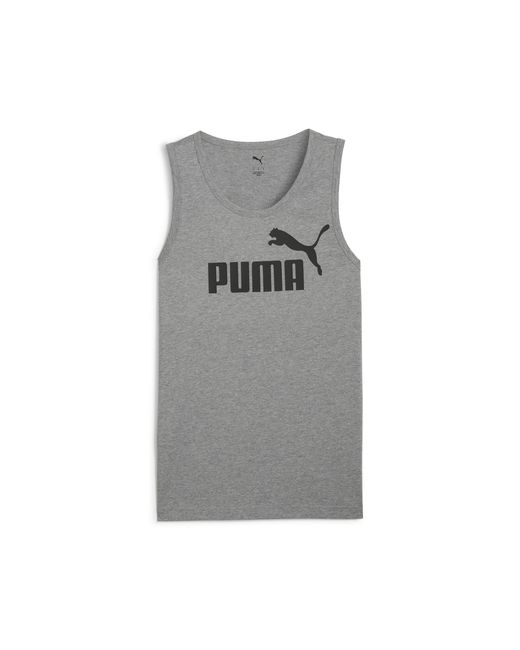 PUMA Gray Essentials No. 1 Logo Tank Top