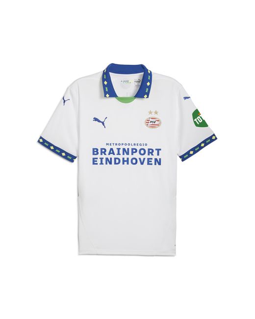 PUMA PSV Eindhoven 24/25 Ausweichtrikot in White für Herren