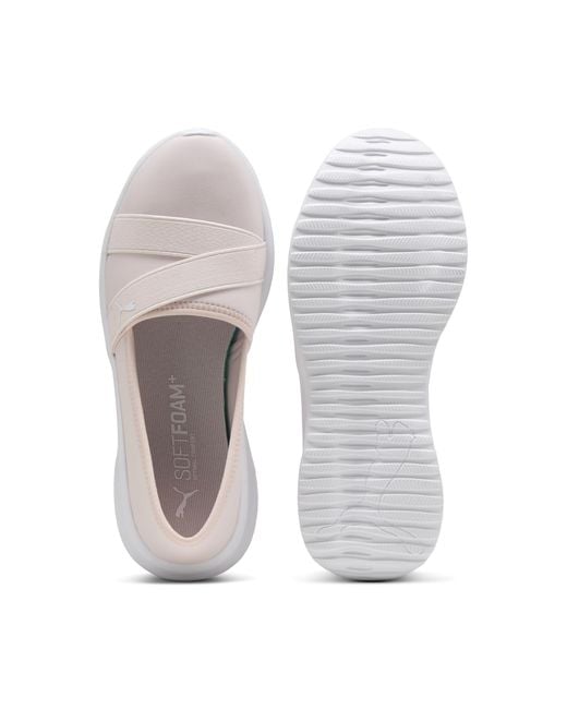 PUMA White Adelina 2 Slip-On Shoes