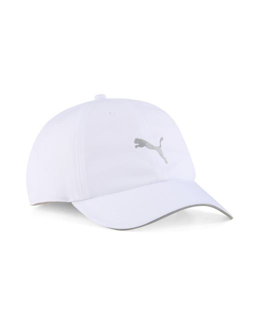 PUMA White Running III Baseballcap