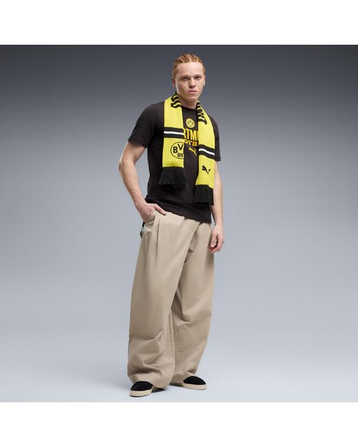 PUMA Black Borussia Dortmund Ftblculture T-Shirt for men