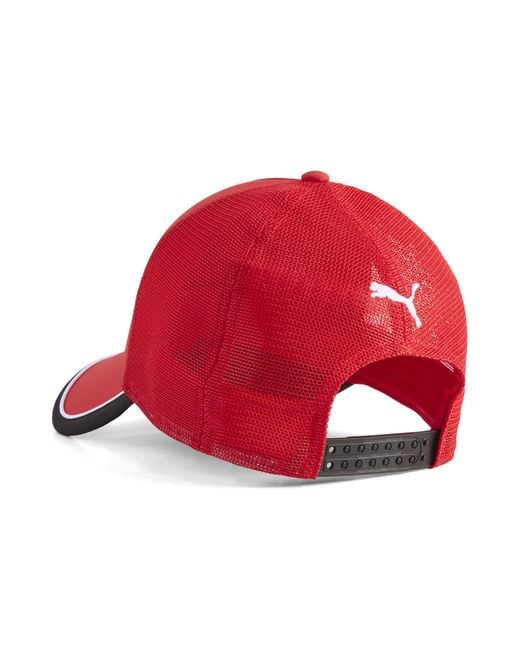 PUMA Red Scuderia Ferrari Trucker Cap