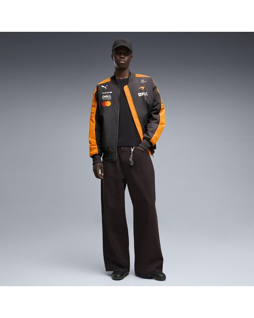PUMA Black Mclaren Mastercard F1 Team Replica Bomber Jacket for men
