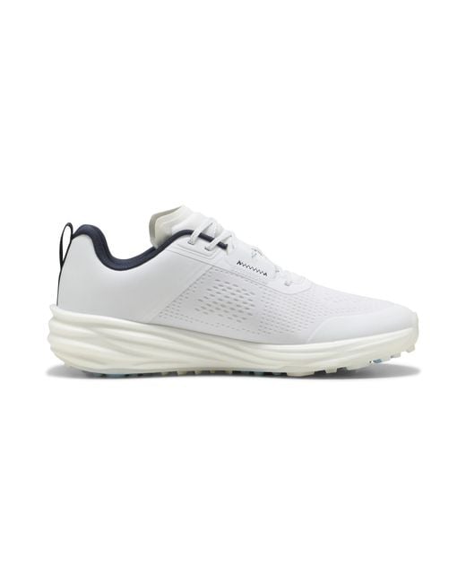 PUMA White Shadowcat Nitro 2.0 Golf Shoes for men