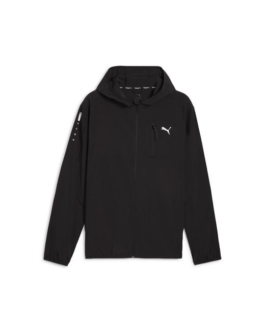 PUMA Black Training Woven Jacket for men