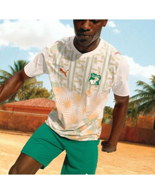 PUMA Green Côte D'Ivoire Away Jersey for men