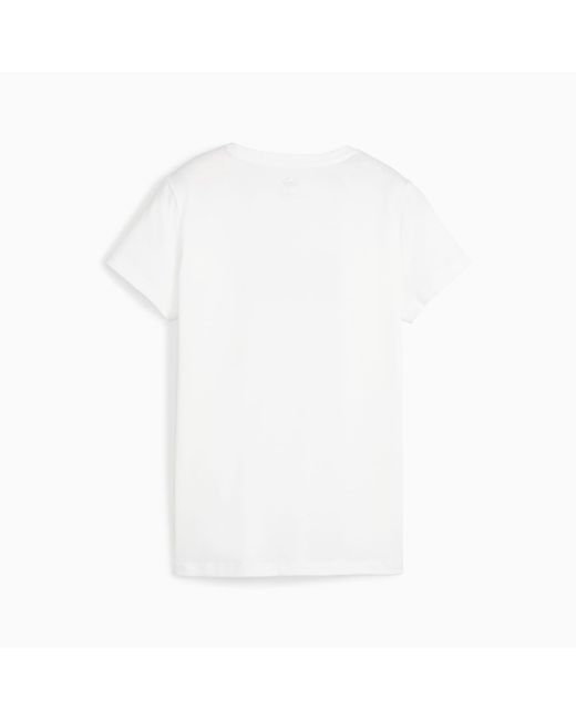 PUMA Ess+ Script T-shirt in het Gray