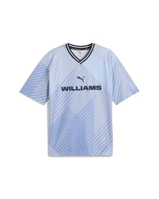 T-Shirt Sportiva Williams Racing 2025 Replica Da Uomo, Abbigliamento, Arctic Ice di PUMA in Blue da Uomo