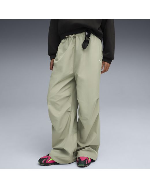 PUMA Wardrobe Essentials Geweven Parachutebroek Voor Maat in het Green