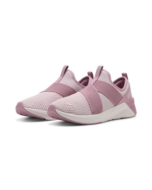 PUMA Softride Harli Slip-On Hardloopschoenen Voor Maat 35,5 in het Purple