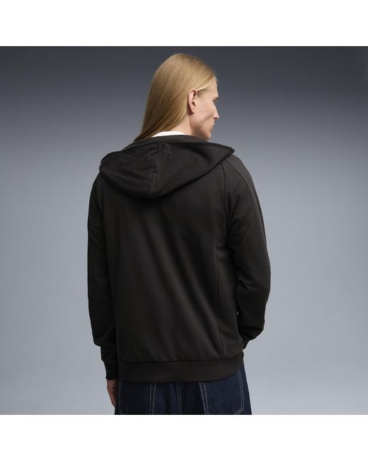 PUMA Black Scuderia Ferrari Hooded Jacket for men