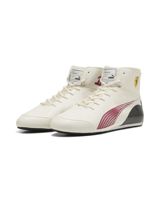 PUMA White Scuderia Ferrari Speedcat Pro Charles Leclerc Boots for men