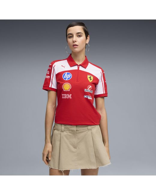 PUMA Red Scuderia Ferrari Hp Replica Polo
