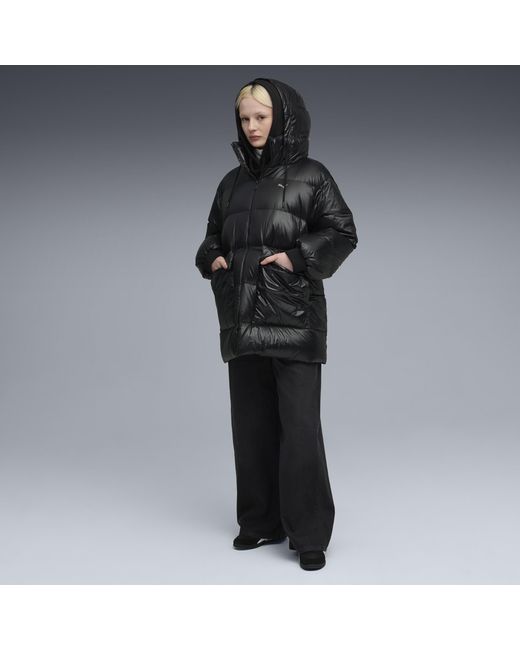 Chaqueta De Plumón Con Capucha Style Para Mujer, Ropa, Negro PUMA de color Black