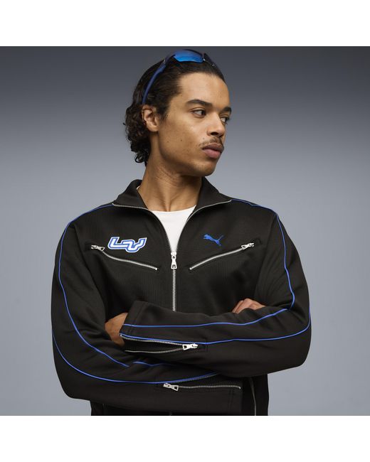 PUMA Black T7 Las Vegas Track Jacket for men