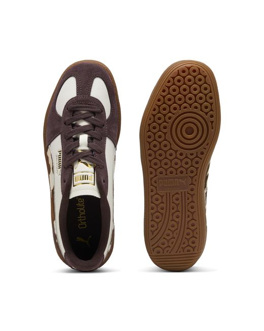 PUMA Brown Palermo Cow Print Sneakers