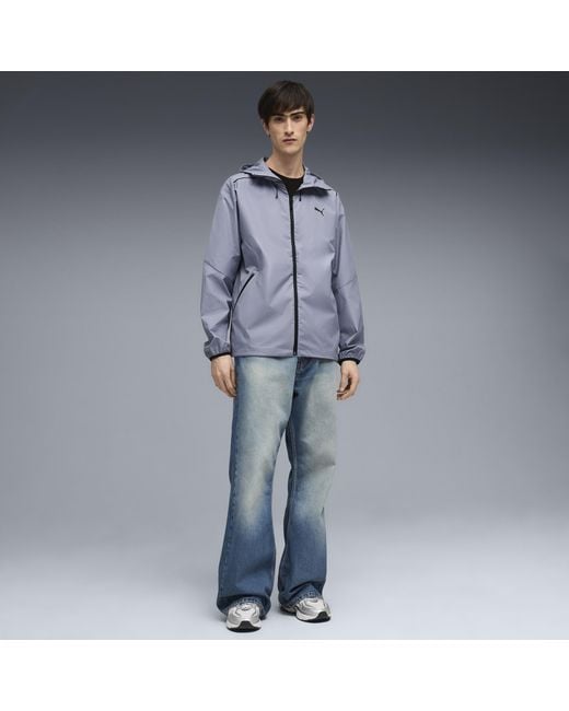 PUMA Blue Tech Relaxed Track Jacket for men