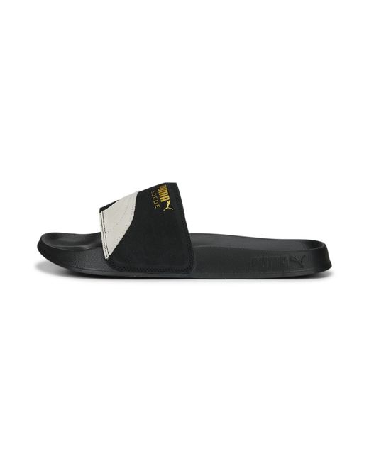 PUMA Black Leadcat 2.0 Suede Og Slides