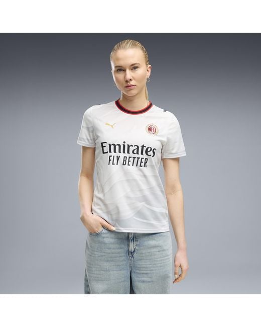 PUMA White Ac Milan 26/27 Away Jersey