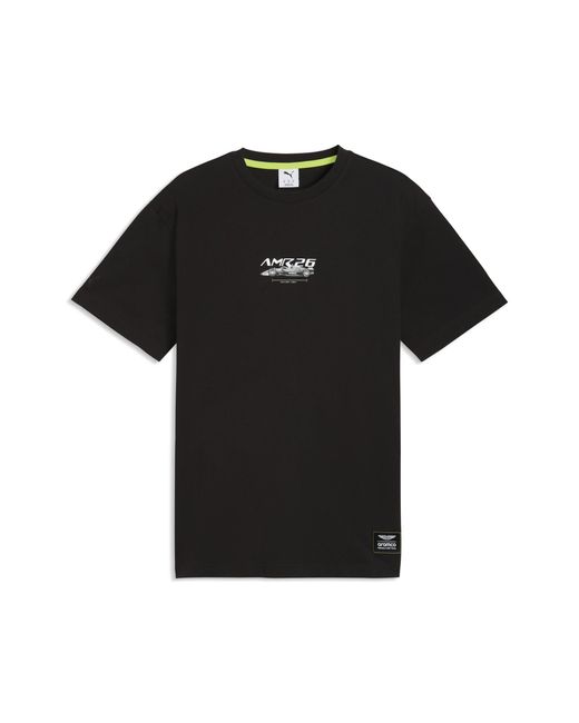 PUMA Black X Aston Martin Aramco F1Â Team Graphic T-Shirt for men