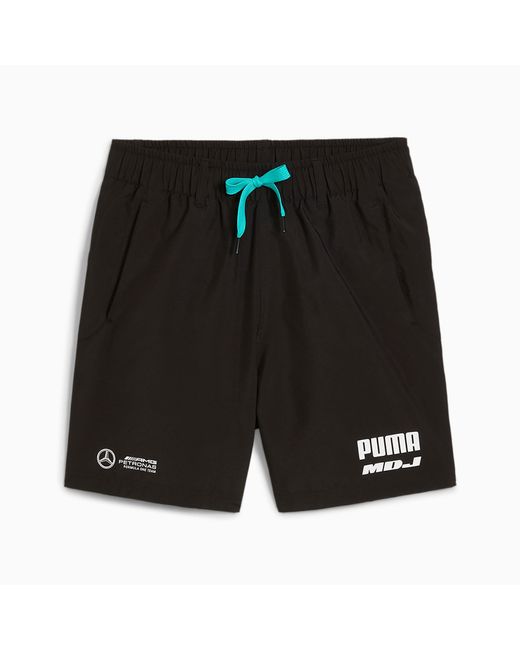 PUMA Black Mercedes-amg Petronas Motorsport X Mdj Woven Shorts for men