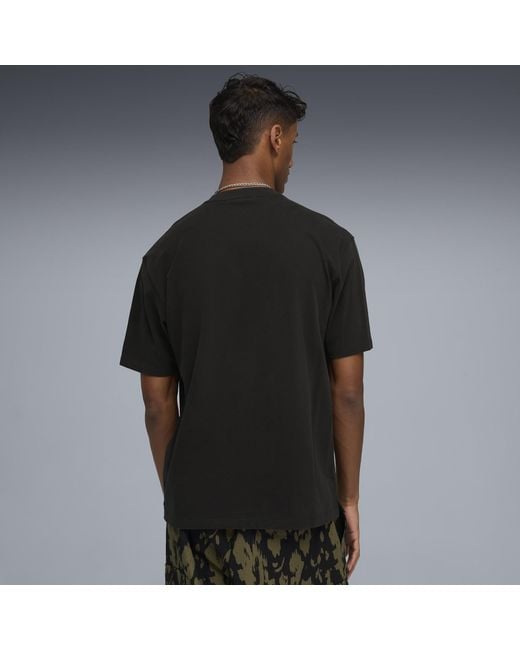 PUMA Black Select Essentials Pocket T-Shirt for men