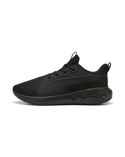PUMA Black Softride Carson Wide Sneakers for men