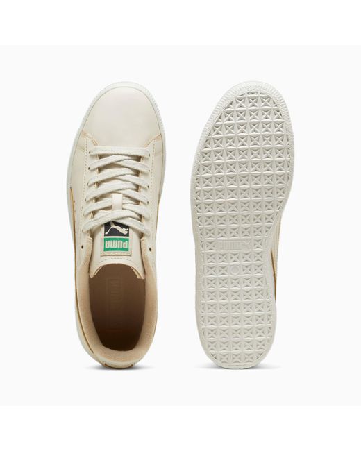 Chaussure Sneakers Clyde Coffee PUMA en coloris White