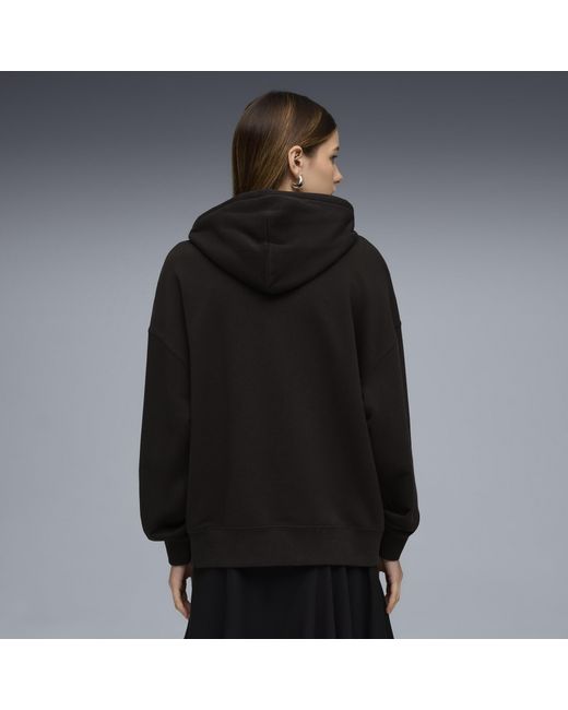 PUMA Black Wardrobe Essentials Oversized Hoodie