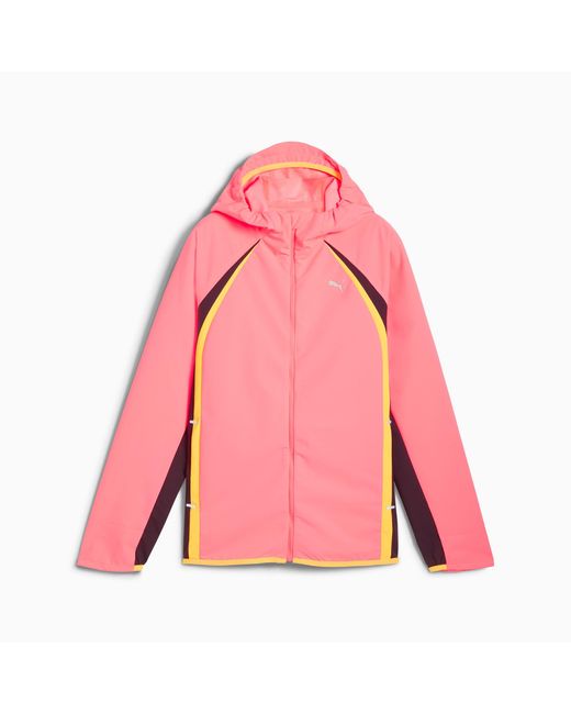 PUMA Run Regenjack Voor in het Pink