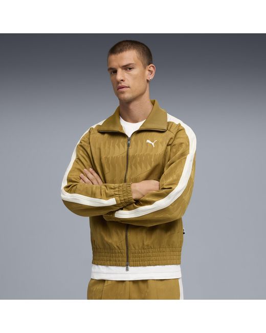 Giacca Sportiva The Neverworn V T7 Da Uomo, Abbigliamento, Honey Butter/Aop di PUMA in Metallic da Uomo