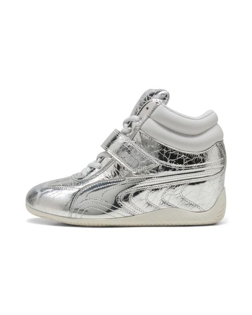 PUMA Metallic Speedcat Wedge Lustre Sneakers