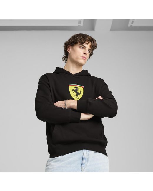Sudadera Con Capucha Scuderia Ferrari Hp Race Big Shield Para Hombre PUMA de hombre de color Black