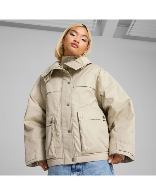 PUMA Yona Primaloft Jacket in Natural Lyst UK