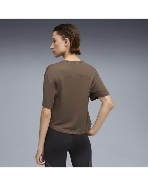 PUMA Brown Cloudspun Oversized T-Shirt