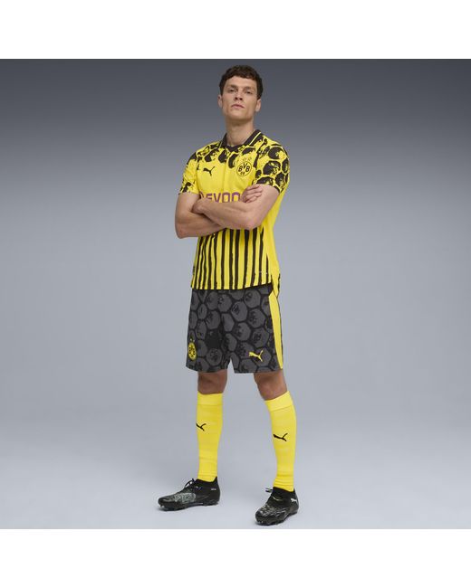Shorts Kidsuper X Borussia Dortmund Da Uomo, Sport, Nero/Faster Giallo di PUMA in Gray da Uomo