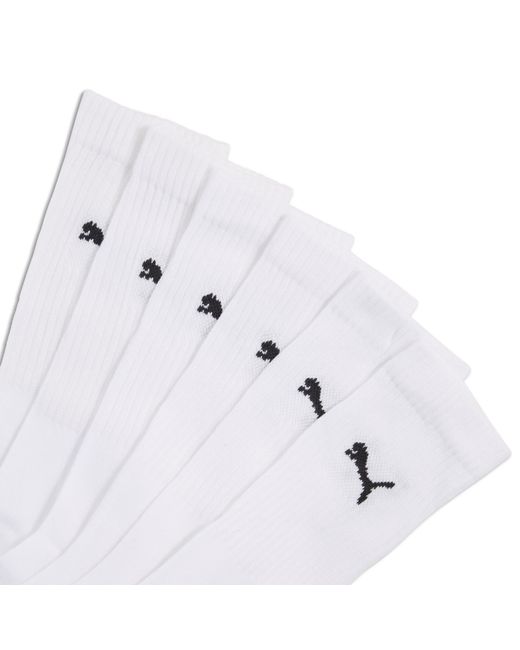 PUMA White Cushioned Crew Socks