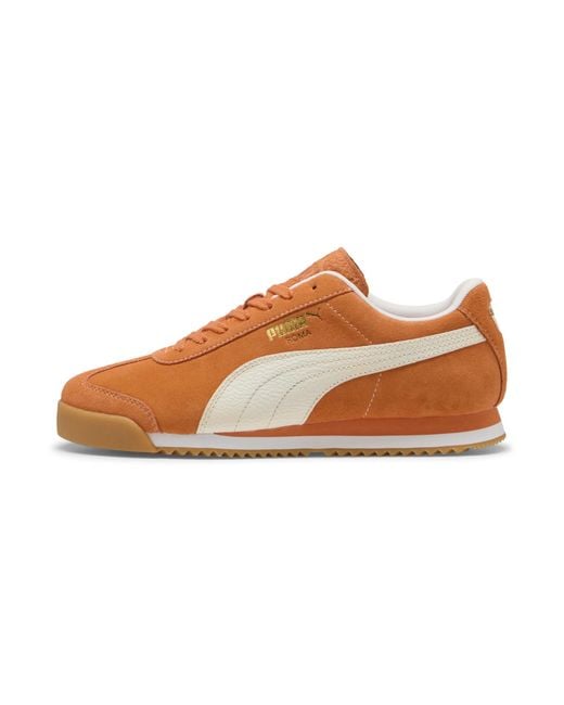 PUMA Brown Roma Suede Sneakers Schuhe