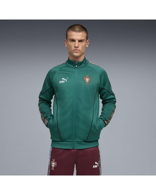 PUMA Green Portugal King Anthem Jacket for men
