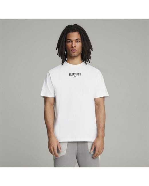 T-Shirt grafica x PLEASURES di PUMA in White da Uomo