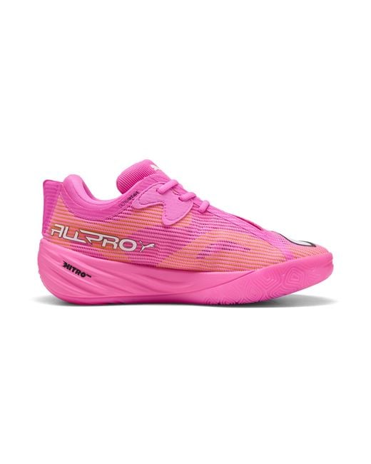PUMA Pink All-Pro Nitro 2 Showtime Basketball Shoes