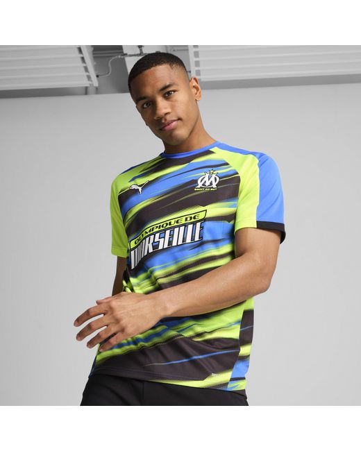 PUMA Olympique De Marseille Faster Trikot Herren in Blue für Herren