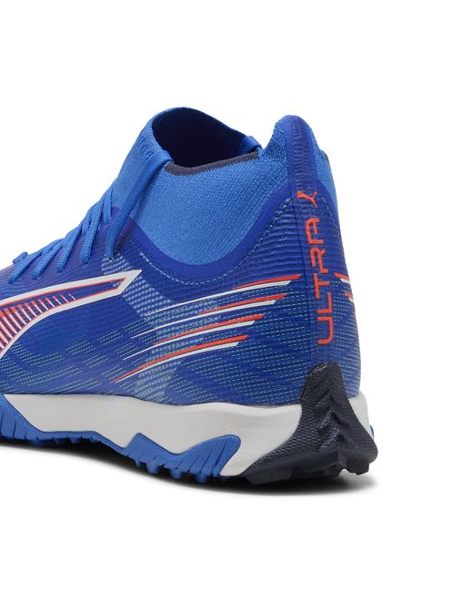 PUMA Ultra 6 Match+ Tt Uniseks Voetbalschoenen, Blauw/Rood/Wit, Maat in het Blue